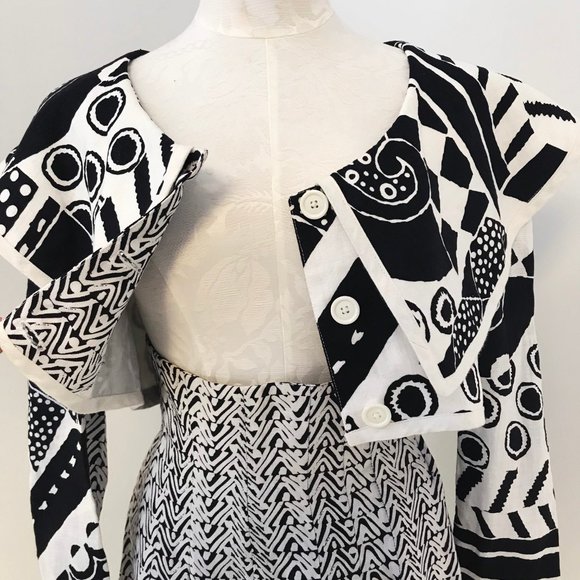 Vintage 90s 6 Linen Art Print Hip Hop 2 Piece Set - Picture 2 of 16